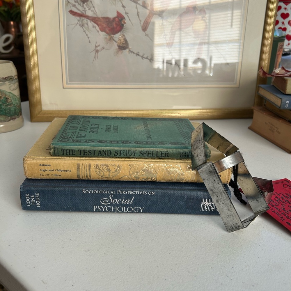 Vintage TextBook Trio Bundle Price $35